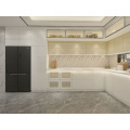 Luxury Wall Glass Door LED Light Kitchen Cabinet